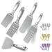 ASA BBQ Grill Spatula Steel in Gray | 2.76 H x 4.72 W x 15.35 D in | Wayfair BL.Barbecue Tools Set.5S