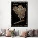 East Urban Home Glam New York Collection-Queens by Rafael Esquer - Wrapped Canvas Graphic Art Metal | 60 H x 40 W x 1.5 D in | Wayfair