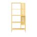 Mr. Kate Annie 72.8" H x 35.4" W Steel Bookcase in Yellow | 72.8 H x 35.4 W x 15.8 D in | Wayfair 1966814COM