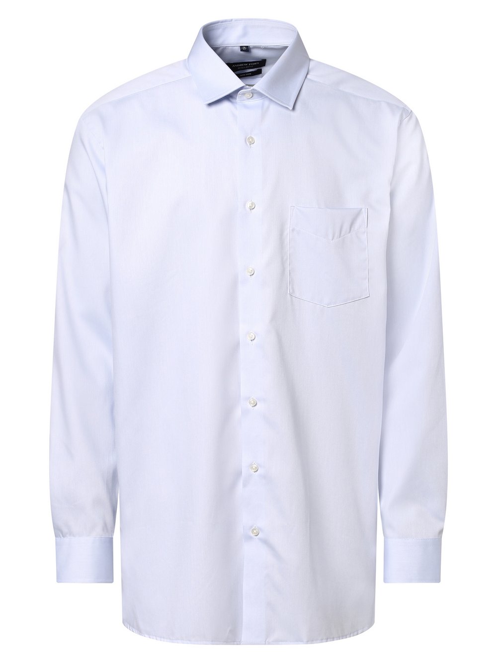 Andrew James Hemd Herren Regular Fit Baumwolle hellblau, 45 Image