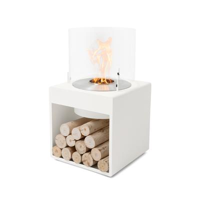 EcoSmart POP 8L [Design Ethanol Kamin]: Weiß - ohne Schutzhülle