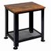 17 Stories Small End Table, Industrial Side Table w/ Durable Steel Frame, Slim Night Tables w/ Storage Shelves For Small Space In Living Room | Wayfair