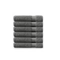 Eider & Ivory™ Crestover 100% Organic Cotton Luxuriously Plush Washcloths GOTS & OEKO-TEX Certified Terry Cloth/100% Cotton in Gray | Wayfair