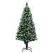 vidaXL Artificial Christmas Tree LEDs&Pine Cones&White Snow 70.9"