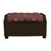 RSH Dcor Indoor Outdoor Single Tufted Ottoman Replacement Cushion **Cushion Only** 21 x 17 Medlo Sonoma