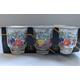 VMC Reims Vintage Fruit Design Shot Glasses Monte Carlo Design Set of Six Original Packaging Sealed Unopened Mid-century