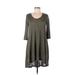 Lush Casual Dress - High/Low: Green Dresses - Women's Size Medium