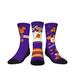 Youth Rock Em Socks Mickey Mouse Purple Phoenix Suns Three-Pack Disney Crew Set