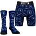 Men's Rock Em Socks Navy Minnesota Timberwolves All-Over Logo Boxer Briefs & Crew Combo Pack