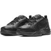 Trainingsschuh NIKE "AIR MONARCH IV", Gr. 44, schwarz (schwarz, schwarz), Synthetik, Leder, Textil, sportlich, Schuhe
