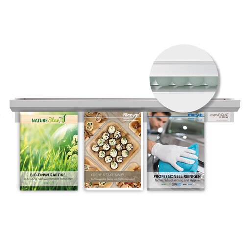 Catch-ball-System INFOBORD 100 cm, weiß 1 Stück Image