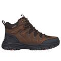 Skechers Men's Relaxed Fit: Rickter - Branson Boots | Size 8.0 | Brown | Leather/Synthetic/Textile