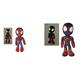 Simba 6315875810X12 - Disney Marvel Spidey, 25cm Plüschfigur mit Glow in The Dark Augen & 6315875812X12 - Disney Marvel Miles Morales, 25cm Plüschfigur mit Glow in The Dark Augen