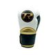 Boxing Ringside Combat Series 2.0 Gloves - White/Black/Gold | Synthetic Leather Gloves for Sparring, Training 10oz 12oz 14oz 16oz Gloves for Men and Women