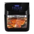 Air Fryer Oven, Large Capacity Air Fryers, 12L 1800W, Digital Air Fryer Oven with Rapid Air Circulation hot air fryer without additional oil, with LED Touch Panel