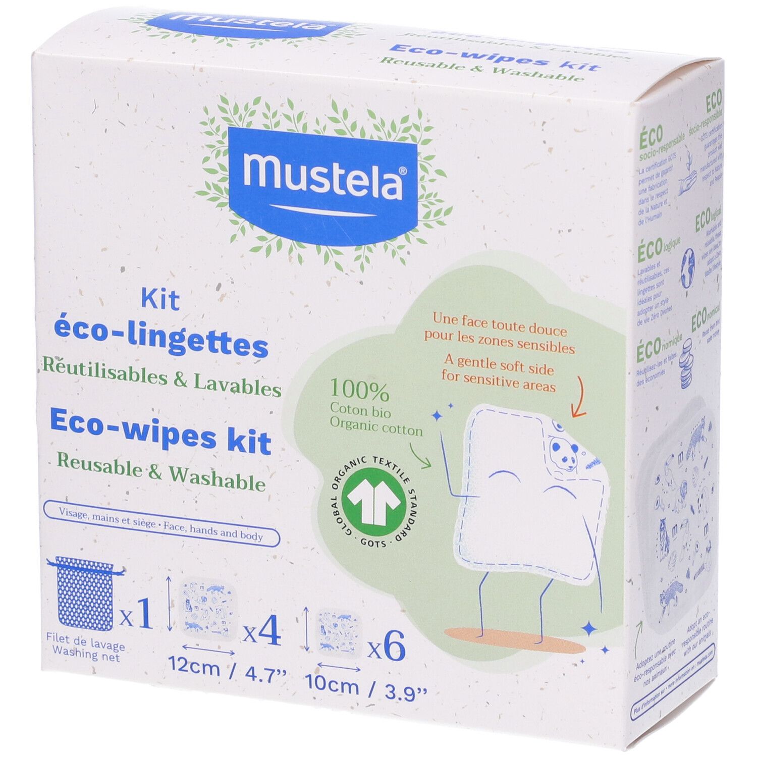 Mustela® Kit Salviette 10 pz Gel
