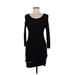 Express Casual Dress - Bodycon: Black Print Dresses - Women's Size Medium