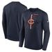 Men's Nike Navy Chicago Bears Legend Icon Long Sleeve T-Shirt