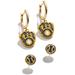 Women's BaubleBar Gold Milwaukee Brewers Team Earrings Set