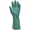 Lot de 12 - Gants nitrile NI550 - Nitrile vert coton Taille 9