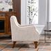 Beige Accent Chair, Living Room Chair