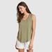 Eddie Bauer Women's Mountain Town Scoop Neck Tank - Green - Size XL