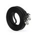 GearIT Cat 6 Ethernet Cable Snagless Flat RJ45 Network Cable Cord Black 10 ft