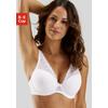 Schalen-BH NUANCE, Damen, Gr. 95, Cup C, weiß, Spitze, Netz, Obermaterial: 55% Polyamid, 30% Polyester, 15% Elasthan, elegant, BHs, schöne Stickereispitze in modischer Optik, Dessous