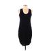 Old Navy Casual Dress - Shift Scoop Neck Sleeveless: Black Print Dresses - Women's Size Small