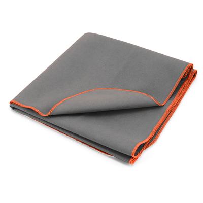 Sporthandtuch SETEX "SETEX Sporttuch aus Evolon", grau (grau, rot), B:50cm L:100cm, Evolon, Obermaterial: 70% Baumwolle, 30% Polyamid, Handtücher (Packung), Komfort & Haltbarkeit: Hypoallergenes Evolon - sanft zur Haut Image
