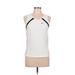 Nike Active Tank Top: White Activewear - Women's Size Large