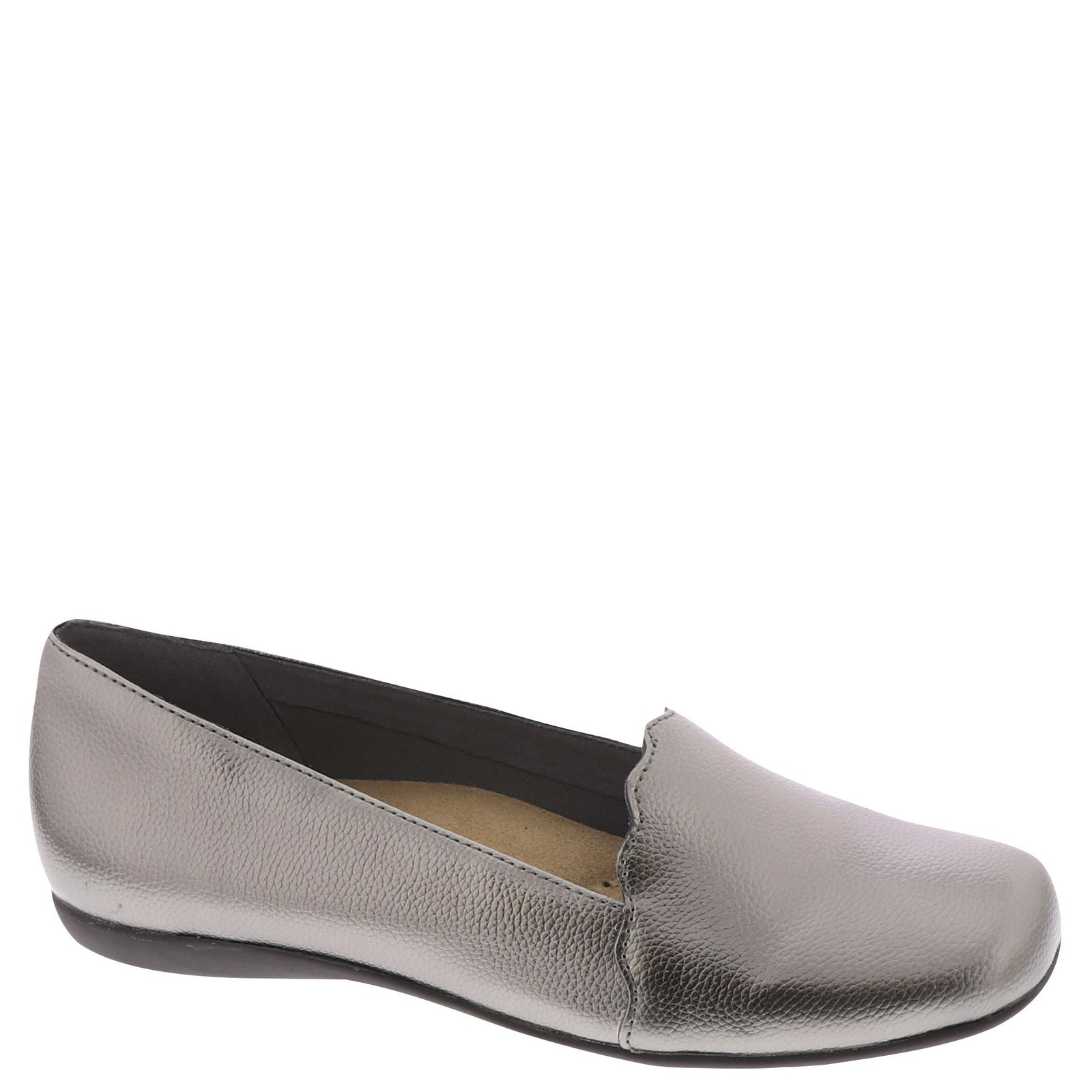 Trotters Sage - Womens 11 Metallic,Pewter Slip On W
