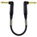 Mogami Gold Instrument-0.5RR Guitar Pedal Effects Instrument Cable 1/4 TS Male Plugs Gold Contacts Right Angle Connectors 6 Inch