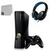 Microsoft Xbox 360 4GB Video Game Console Black With BOLT AXTION Headset Bundle Used