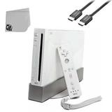 Pre-Owned Nintendo Wii Console Video Gaming Console White With HDMI Cable BOLT AXTION Bundle (Refurbished: Like New)