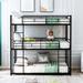 Metal Twin Size Triple Bunk Bed