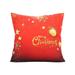Violet Linen Seasonal Xmas Christmas Holiday Harmony Pattern, 18 Inch x 18 Inch, Square, Decorative Cushion Cover