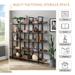 MDF Board Bookcase with 5 Tier, Metal Frame