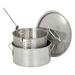 Bayou Classic Durable 10 Quart Stainless Steel Fry Pot and Perforated Basket - Silver - 6