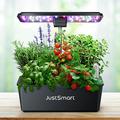 WhizMax Indoor Herb Garden Kit 12 Pods Hydroponics Growing System with 36W Grow Light up to 23