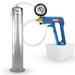 LeLuvÂ® Maxi Penis Pump w/ Blue Handle Clear Hose + Protected Gauge | 12 x 2.00 Wide Flange Cylinder