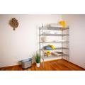 24 Deep x 24 Wide x 80 High 5 Tier Gray Starter Shelving Unit