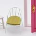 Mini Dinning Chair Dollhouse Rocking Chair for Furniture Dollhouse Decor White