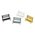 Mini chair model 4pcs Mini Home Furniture Furniture Toy Small Chair Model Home Beach Decor