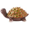 Hemoton Pond Tortoise Decoration Resin Craft Courtyard Sculpture For Outdoor Garden Lawn