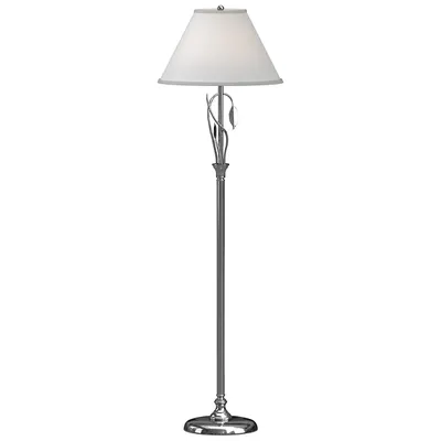 Hubbardton Forge Forged Leaves and Vase Floor Lamp
