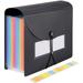 ZOUYUE Expanding File Folder 12 Pockets Accordion File Organizer Plastic Document Envelopes