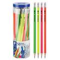 STAEDTLER Pencil pencil sharpener (set of 50 Neon exam pencils)