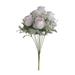 AURIGATE White Roses Long Stem Roses White Flowers White Fake Roses Real Touch Flowers White Silk Roses Faux Flowers for Floral Arrangement Wedding Bouquet Home Decorations