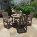 Lark Manor™ Arbnora 4-Person 48" Round, Counter-Height Outdoor Dining Set Plastic in Brown | Wayfair 05DC0563E77C4E10AD0480F5E4FDFD94